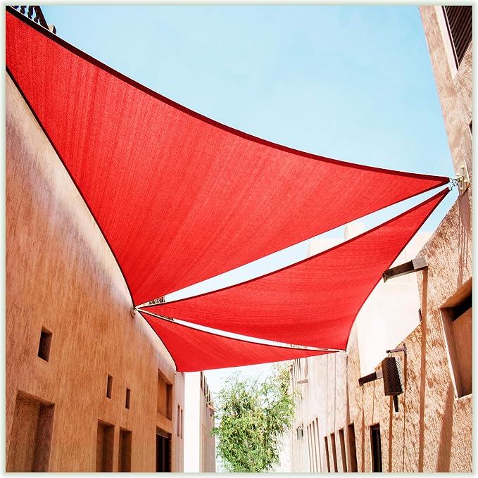 ColourTree CTSLT Custom Size Order to Make 13' x 15' x 19.8' Red Right Triangle by ColourTree