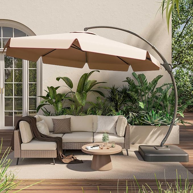 11ft Patio Cantilever Umbrella by LAUSAINTHOME