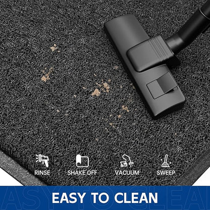 Sturdy Front Door Mat, 72" x 36" Heavy Duty Indoor Outdoor Doormat for Entryway, Fade Resistant, Waterproof Low Profile Entry Mat, Non Slip Welcome Mat for Outside Entrance, Patio, Home