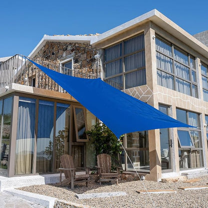Tronssien Rectangle 12'x16' Sun Shade Sail, 95% UV Blockage Canopy Awning by Tronssien