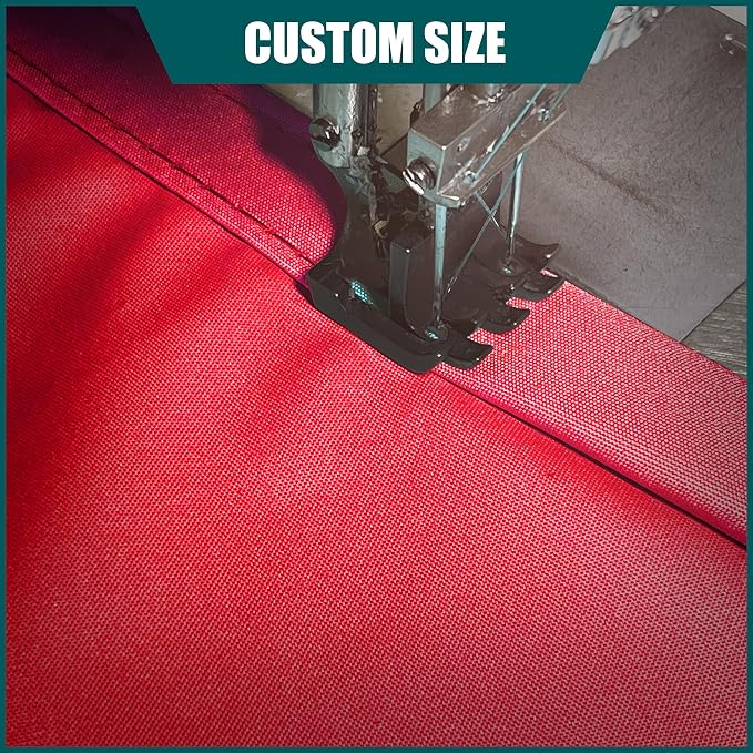 Royal Shade 7' x 13' x 14.8' Red Triangle Waterproof Sun Shade Sail Order to - Image 5