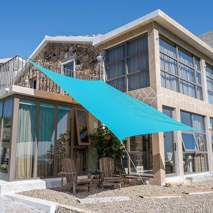 Tronssien Rectangle 10'x13' Sun Shade Sail, 95% UV Blockage Canopy Awning by Tronssien