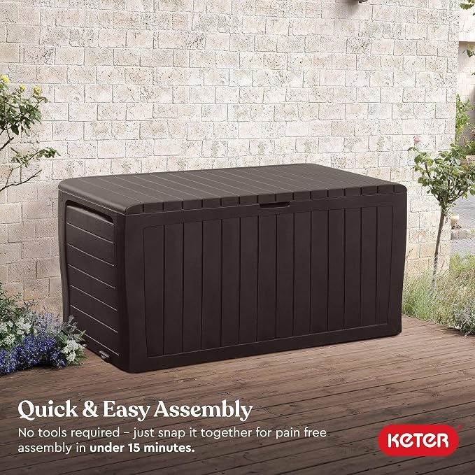 Keter Marvel 71 Gal Outdoor Storage Box - Image 6