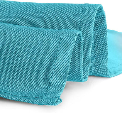 Gee Di Moda Rectangle Tablecloth - 90 x 132 Inch Caribbean Table Cloth for 6 Foot Tables with Floor-Length Drop - Heavy Duty Washable Fabric for Holiday Party, Dinner, Weddings & Baby Shower