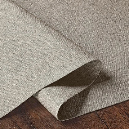 D'Moksha Homes Linen Natural Table Runner 108 Inches Long - 100% Pure Linen Dining Table Runner 14 x 108 Inch for Valentines, Holiday - Machine Washable