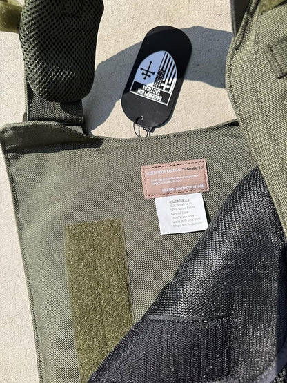 Redemption Crusader 2.0 Molle Quick Release Buckles Airsoft Vest With Adjustable Size Sides And Triple Pouch