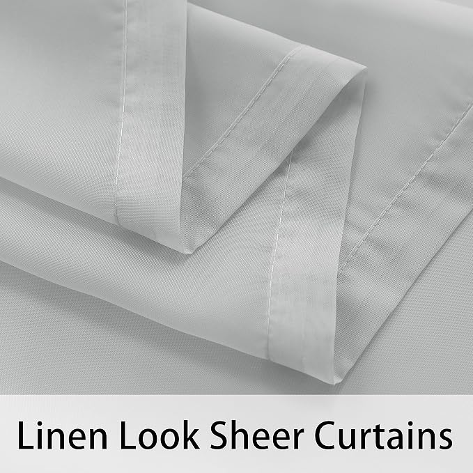 BONZER Waterproof Sheer Outdoor Curtains - Image 4