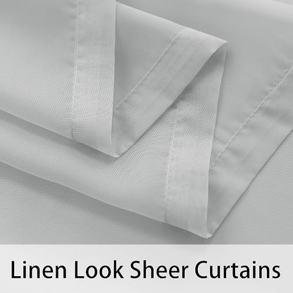 BONZER Waterproof Sheer Outdoor Curtains - Image 4