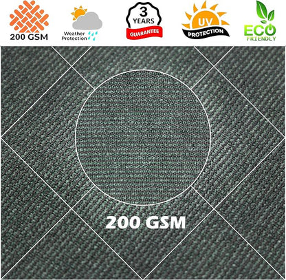Royal Shade 11' x 17' Green Rectangle Square Sun Shade Sail Order to Make - Image 8