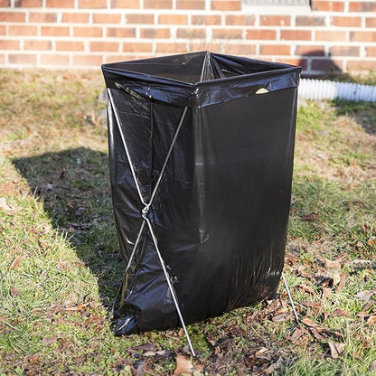 Midwest Gloves & Gear Bag Caddy - Portable Bag Stand for 33 to 39 Gallon Trash Bags, Style 52H8, 2018 Version, 2 Pack, Metal