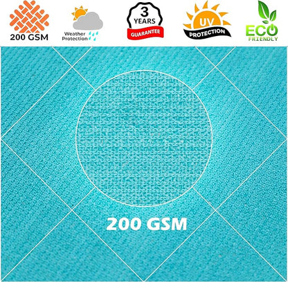 Royal Shade 19' x 19' Turquoise Rectangle Square Sun Shade Sail Order to Make - Image 8