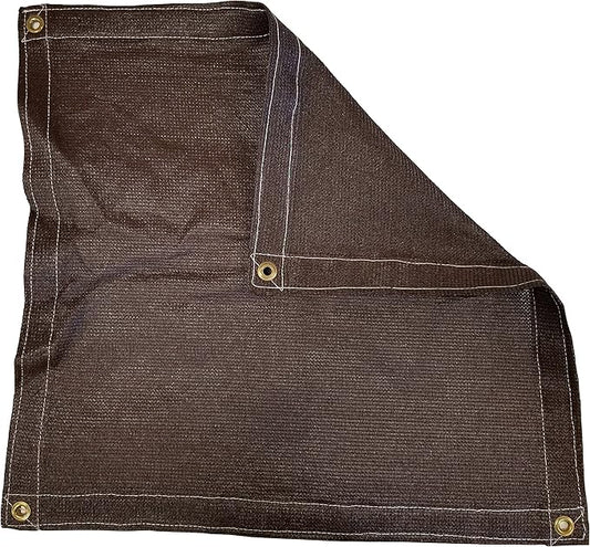 8 Ft. x 50 Ft. Brown Privacy Shade Mesh Tarp