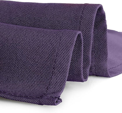 Gee Di Moda Rectangle Tablecloth - 70 x 120 Inch Purple Table Cloth for 6 or 8 Foot Rectangle Tables - Heavy Duty Washable Fabric - for Holiday Party, Dinner, Weddings, Baby Shower & Events