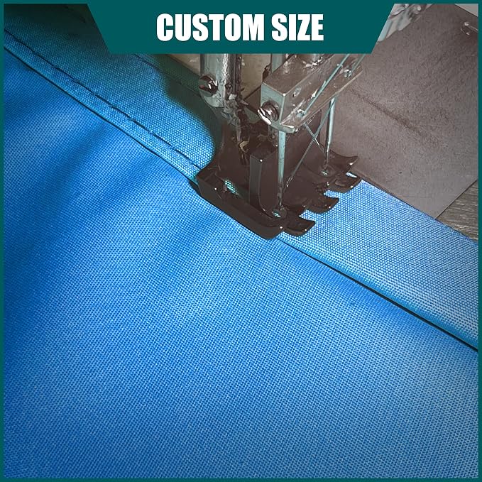 Royal Shade 6' x 6' x 8.5' Blue Triangle Waterproof Sun Shade Sail Order to - Image 5